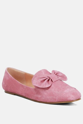 London Rag Bow Embellished Flat Heel Loafers