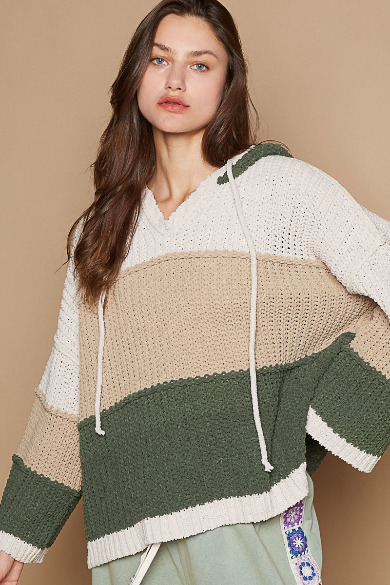 Block Party Baby Chenille Knit Hoodie
