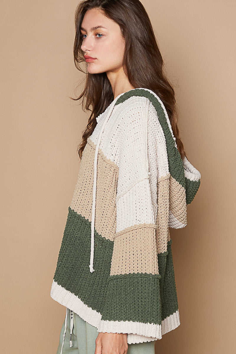 Block Party Baby Chenille Knit Hoodie