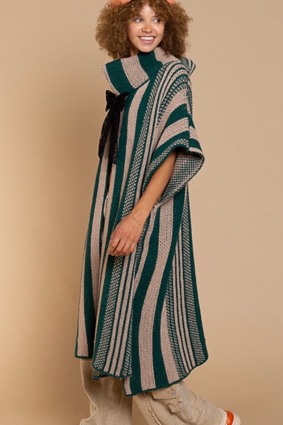 The Desert Muse Striped Coatigan