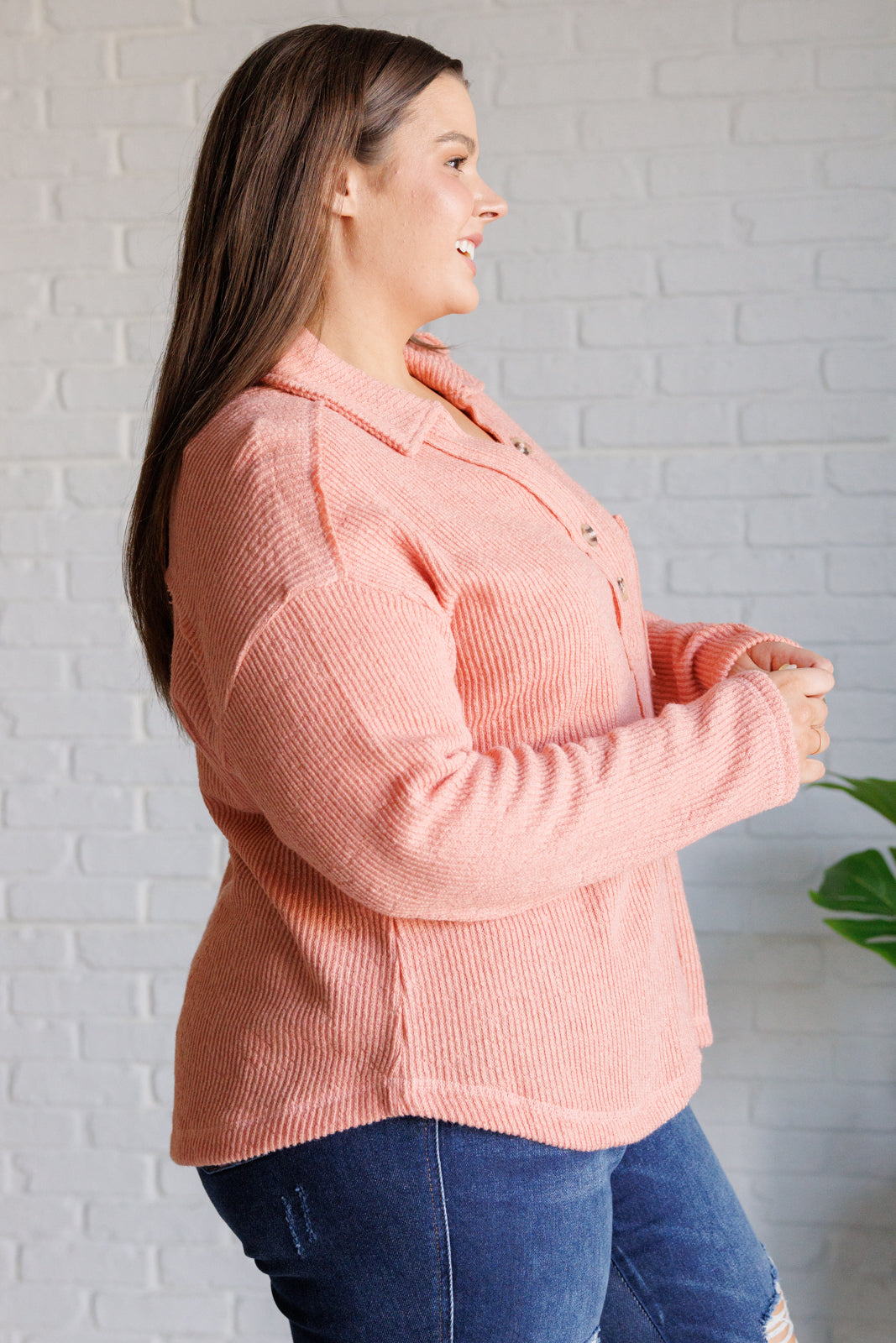 So My Fave Ribbed Knit Pullover (Small to 3XL)