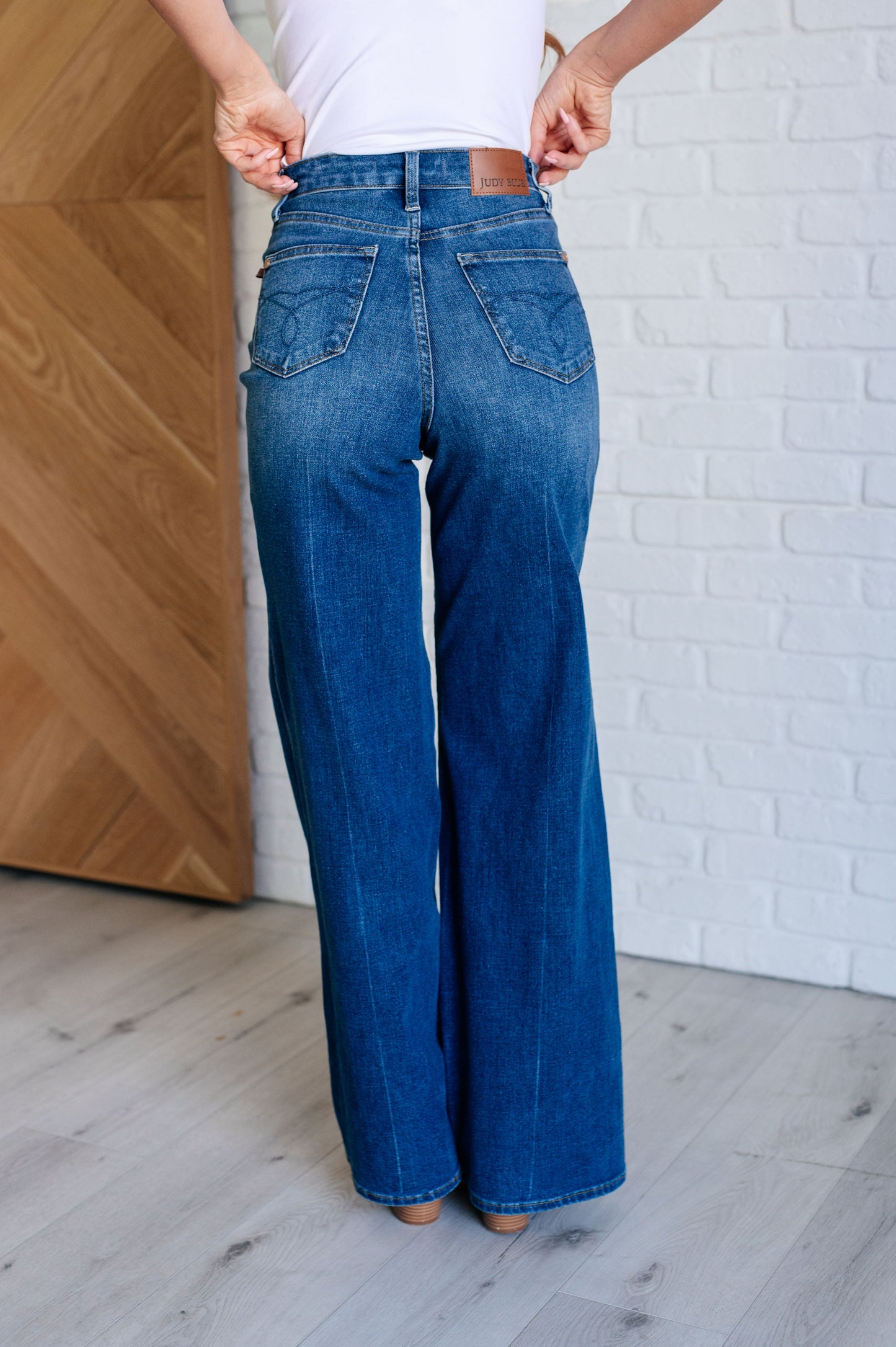 Been There Retro Control Top Wide Leg Jeans (0/24 to 24W)