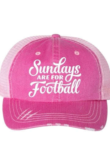 Sundays are for Football Embroidered Trucker Hat