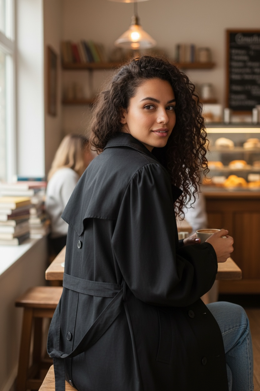 Exit Strategy Double Breasted Trench coat