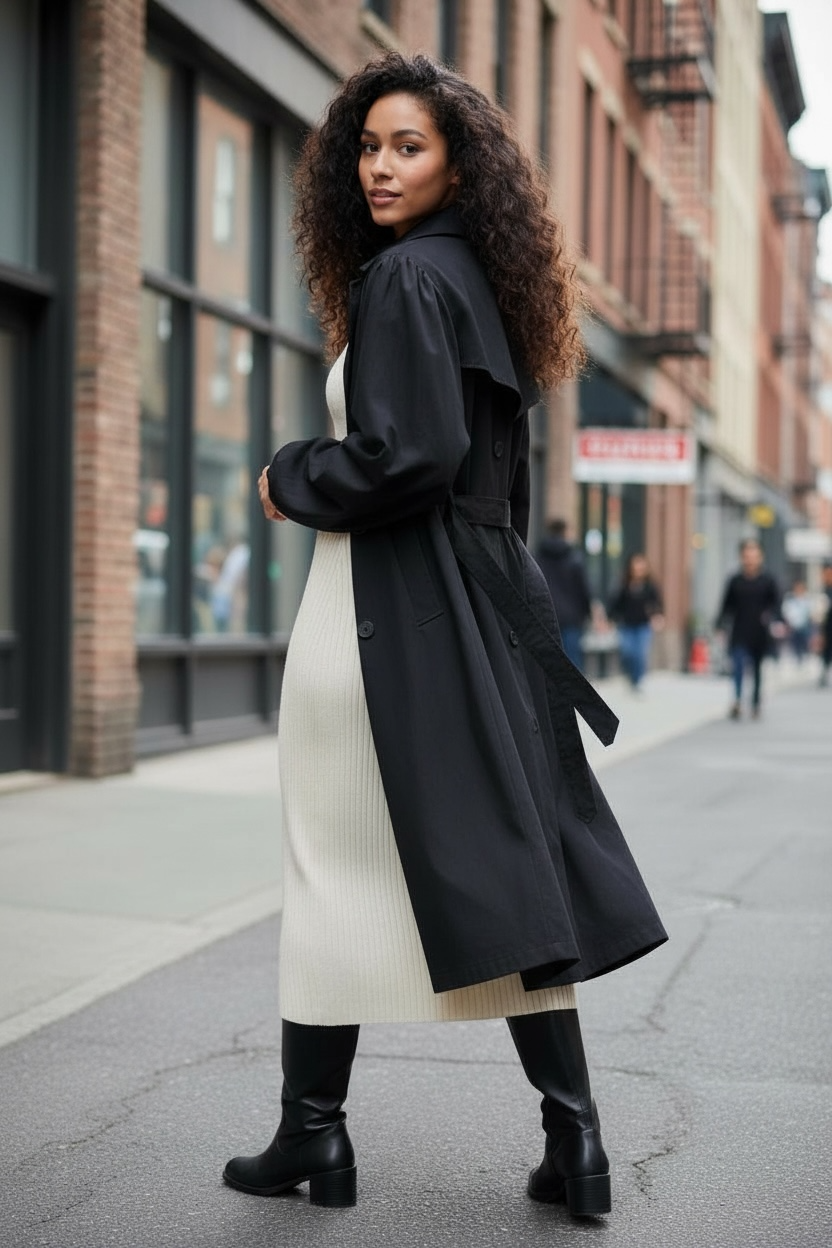 Exit Strategy Double Breasted Trench coat