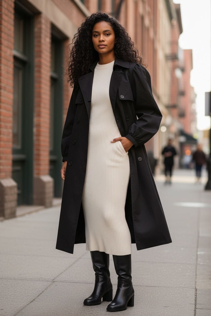 Exit Strategy Double Breasted Trench coat