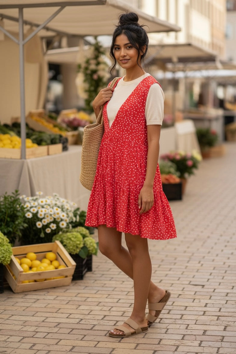 Cherry on Top Polka Dot Dress