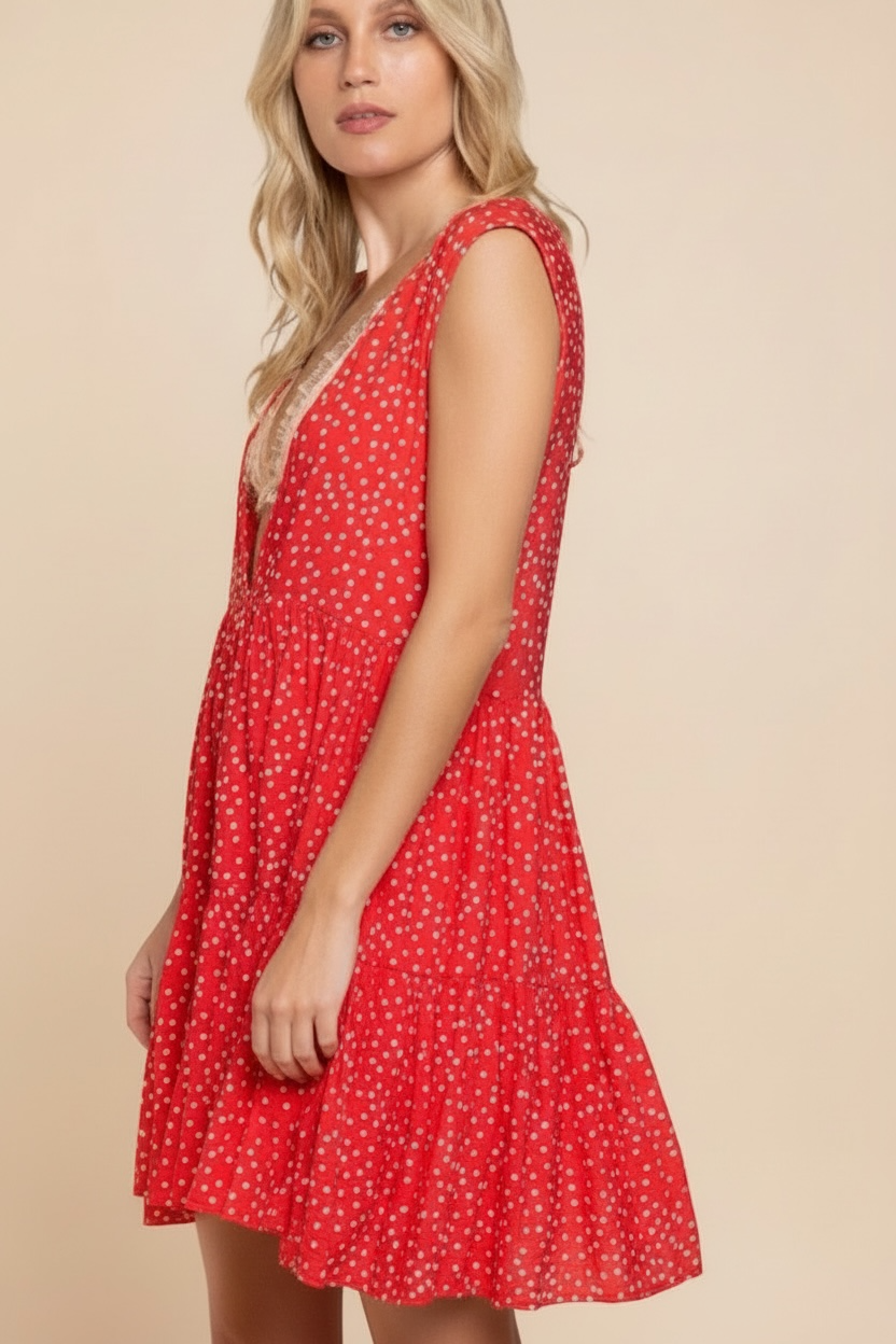 Cherry on Top Polka Dot Dress