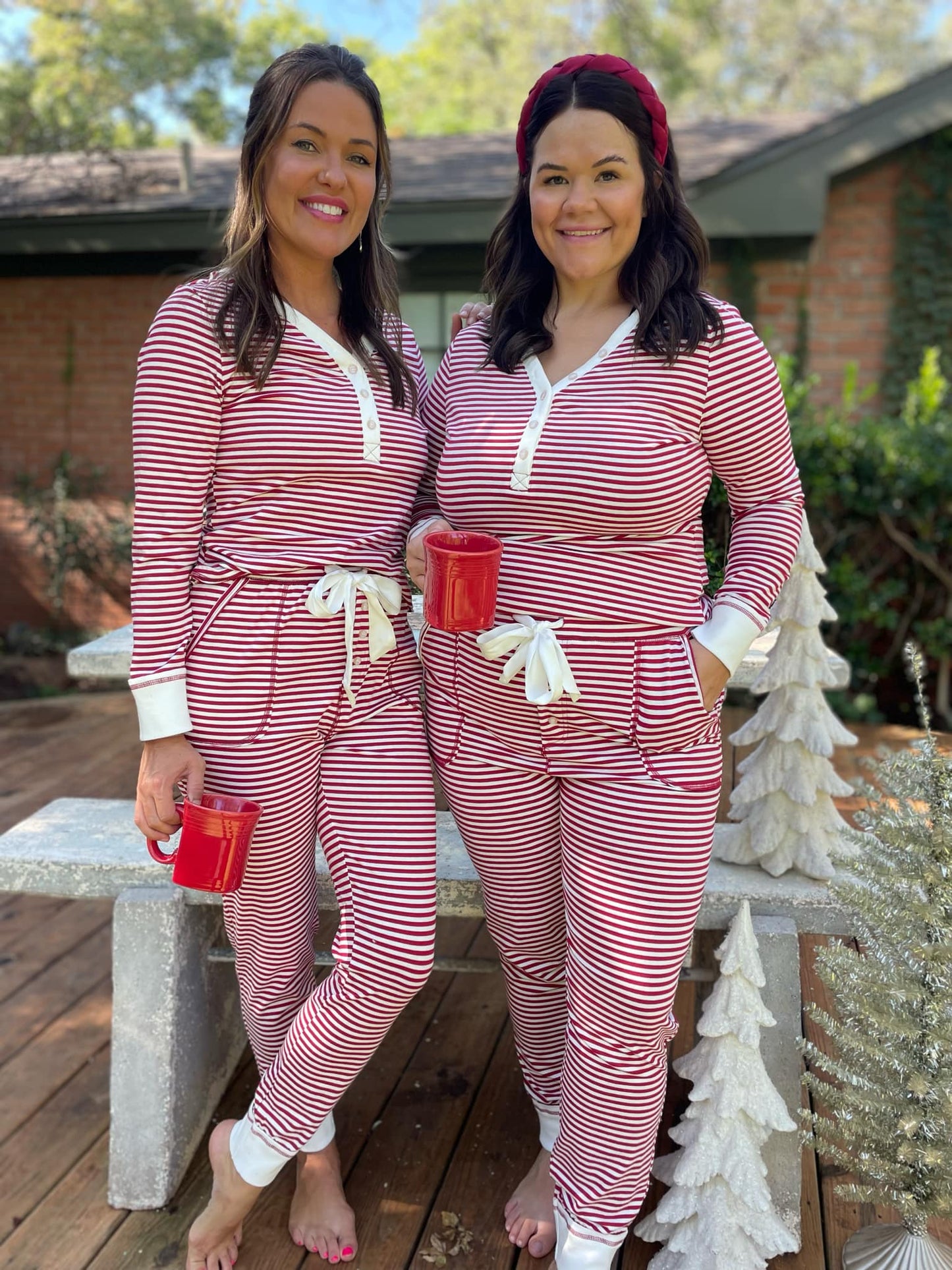 The Candy Cane Striper Pajama Pants Set (Small to 2XL)