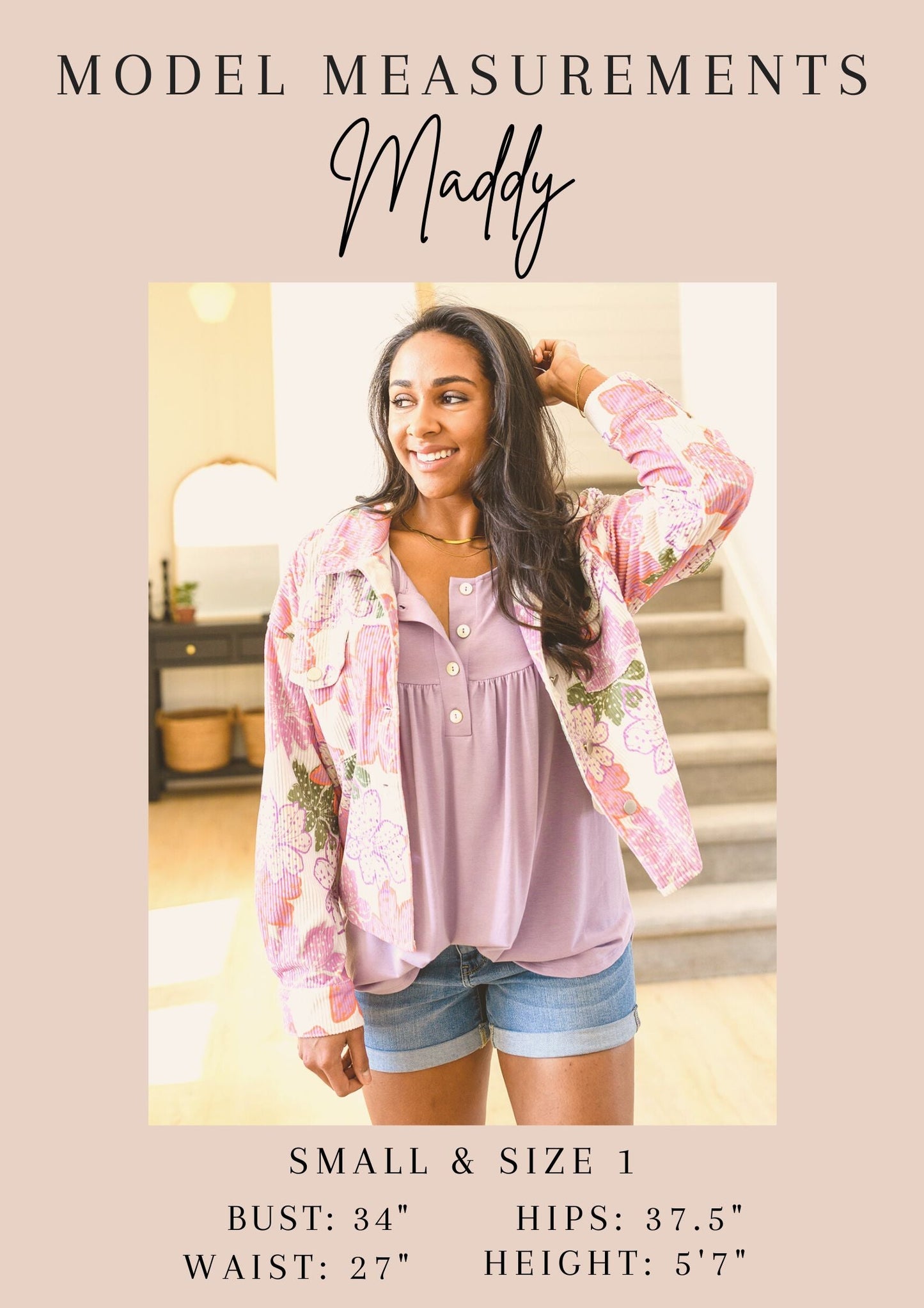 Not So Serious Pink Floral Short Sleeve Blouse